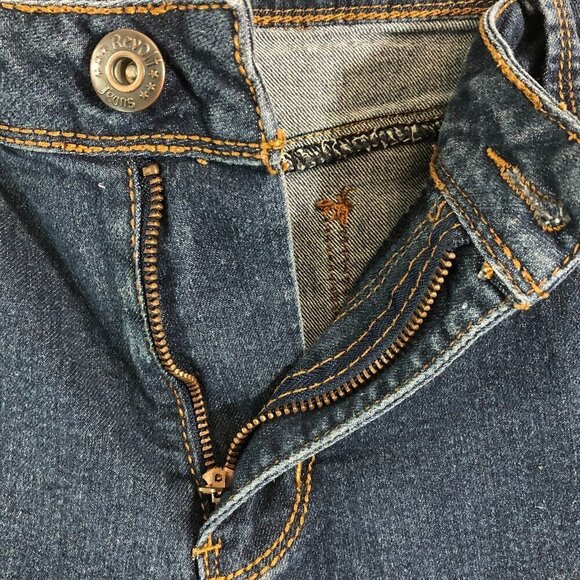 Revolt Dark Wash Straight Jeans Size 16 - Picture 4 of 6